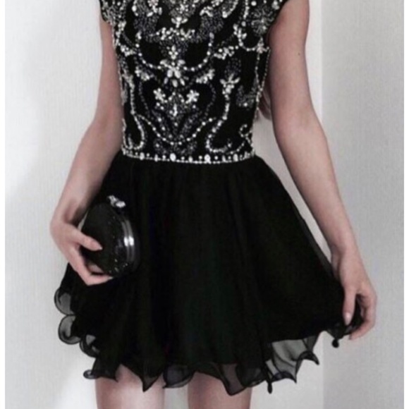 VOX black sequined  Party Dress - Picture 1 of 6